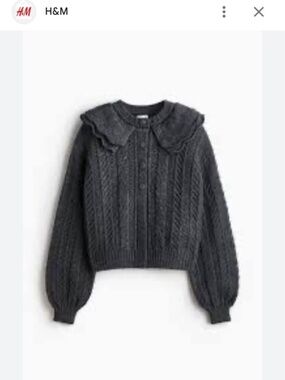 H&M - Grey cardigan XXS